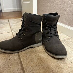 The North Face Gray Lace-Up Boots